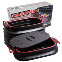 37L car trunk storage bucket telescopic storage box car storage box dual-purpose telescopic storage box for home and car