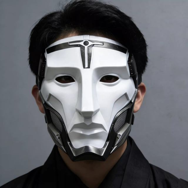 New Delta Force Cosplay Warden Mask Model, Same Style as Gerhards, Wearable Mask for Men 1