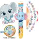 Children's Projection Watch Cartoon Animal Tiger Elephant Ultra Babyman Kindergarten Boys and Girls Electronic Watch Toys