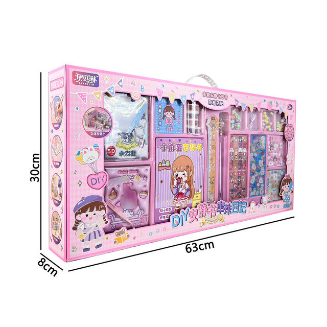 2026 New Model Children's Pretend Play Toys Cream Glue Guka Set DIY Beaded Jewelry Girls' New Year Gift 1