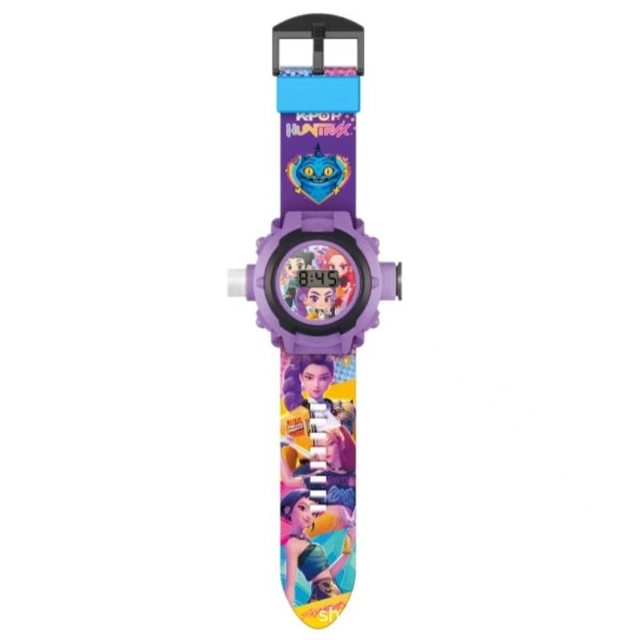 2026 New Hot-Selling Product: Hunting Girls Team Projection Watch with 24 Images, Children's Electronic Light-Up Toy, Lumi Zoe Mila