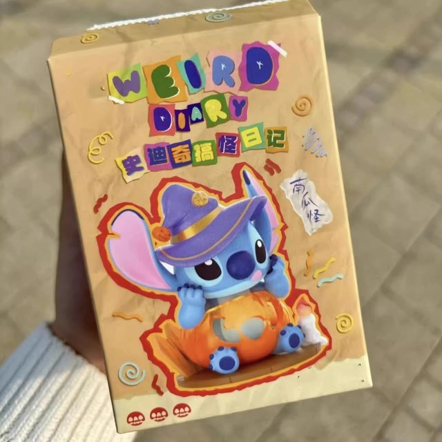 Lilo & Stitch Diary Blind Box Stitch Cute Figure Trendy Toy Figurine Decoration Doll Gift