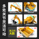 2025 New Popular Children's Construction Excavator Toy Set, Digging, Mixing, Dump Truck, Crane, for Boys Aged 3 to 6 Years Old