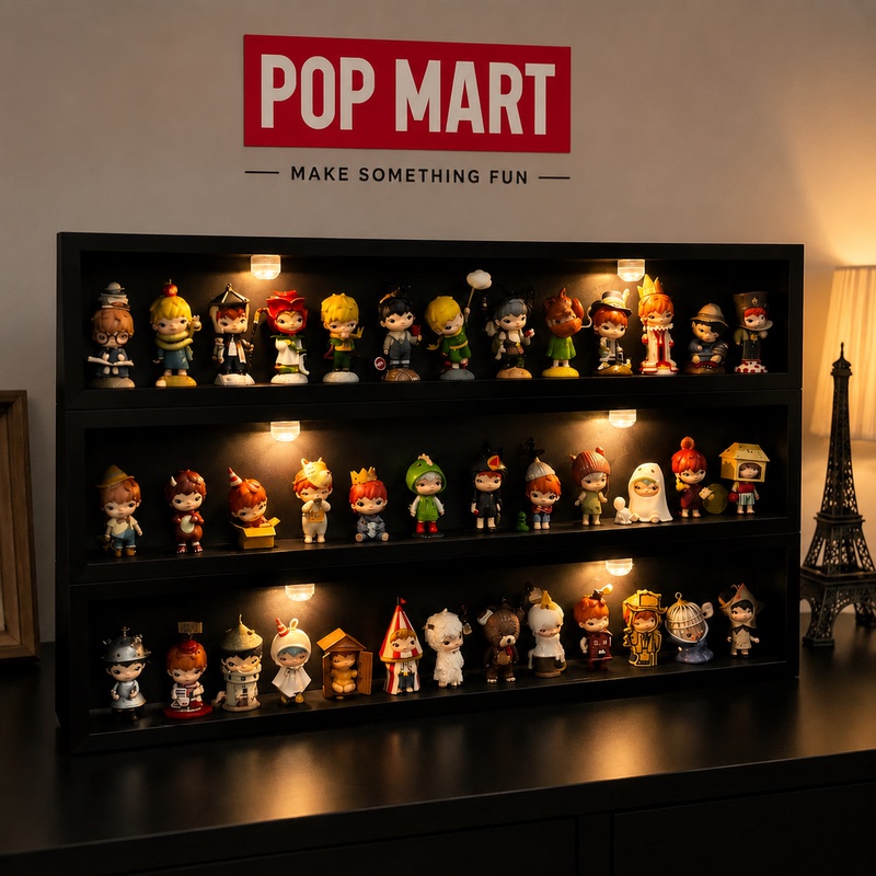Blind Box Storage Display Stand Suitable for Pop Mart and Ono Full Series Display Boxes DIY Scene-Making Figurine Cabinet