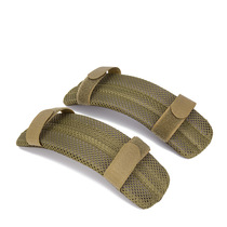 2 Pack Tactical Vest Shoulder Pads Breathable Bee Mesh Pad Shock 21 Military Style Lightweight Shoulder Buffering Anti-Slip Padded Back