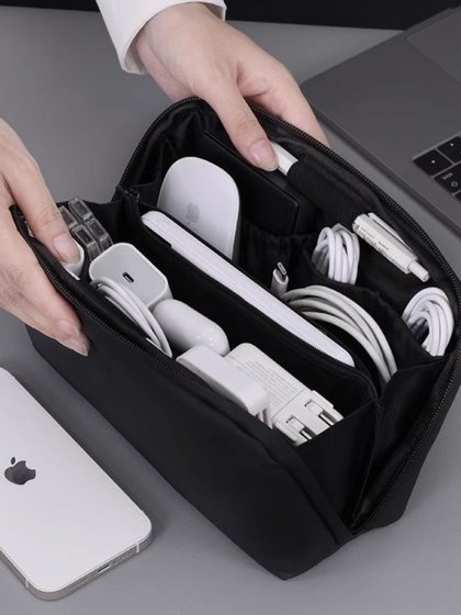 디지털 액세서리 스토리지 백 파워 뱅크 데이터 케이블 모바일 전원 하드 디스크 U 디스크 보호 케이스 휴대용 저장 백