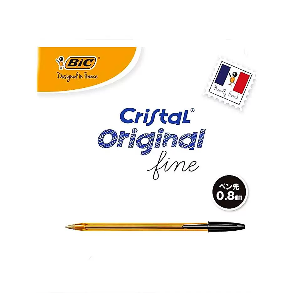 Bic Cristal 1.0 1.2 мм Xtra Bold 1.6 мм шариковая ручка кристаллическая шариковая ручка