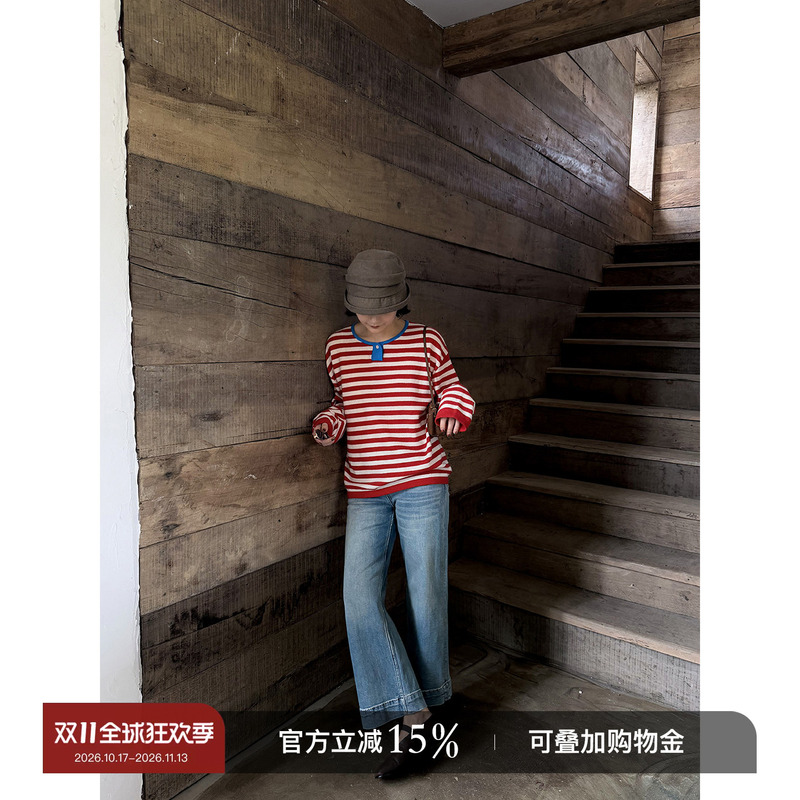 Yololite/'Hear the Sound of the Waves' Loose Straight-Leg Light-Colored Jeans for Women, Autumn, Petite, Casual Long Pants, American Style Yololite/'Hear the Sound of the Waves' Loose Straight-Leg Light-Colored Jeans for Women, Autumn, Petite, Casual Long Pants, American Style