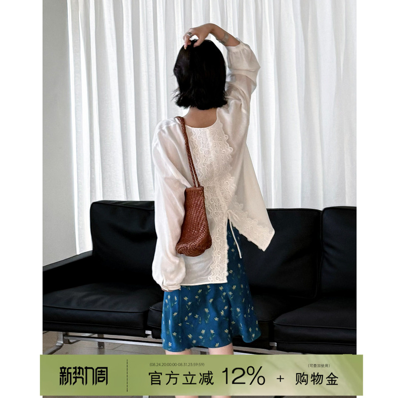 Yololite/'Not Monotonous' Ramie Thin Sunscreen Outerwear Shirt Women's Summer Jacket National Style Linen Top Yololite/'Not Monotonous' Ramie Thin Sunscreen Outerwear Shirt Women's Summer Jacket National Style Linen Top