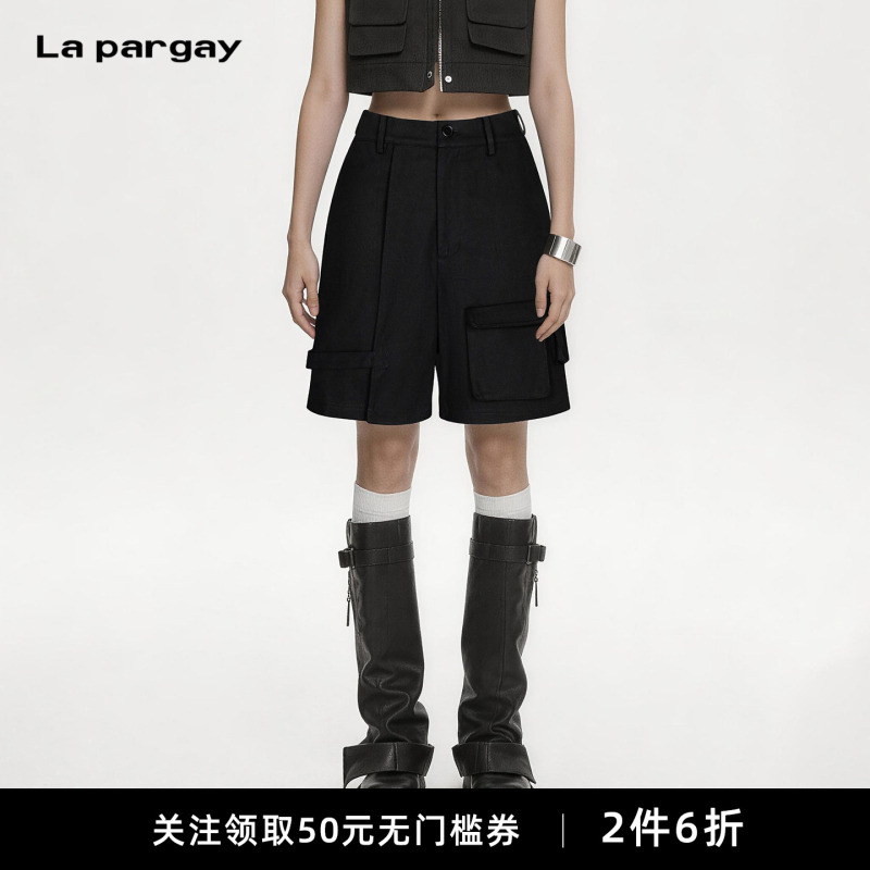 Lapargay Five-Pocket Workwear Casual Shorts with Multiple Pockets for a Cool Street Style Look L72202202S Lapargay Five-Pocket Workwear Casual Shorts with Multiple Pockets for a Cool Street Style Look L72202202S