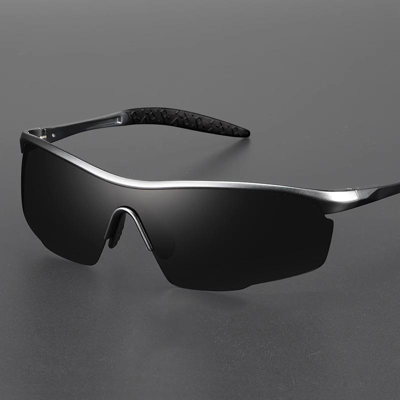 German Aluminum-Magnesium Sunglasses Men's Summer Polarized Sunshade Driving Glasses Fishing Glasses Trendy