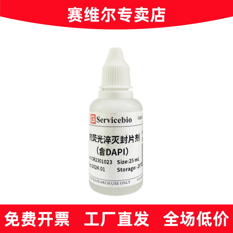 赛维尔 G1407-25ML 抗荧光淬灭封片剂（含DAPI）