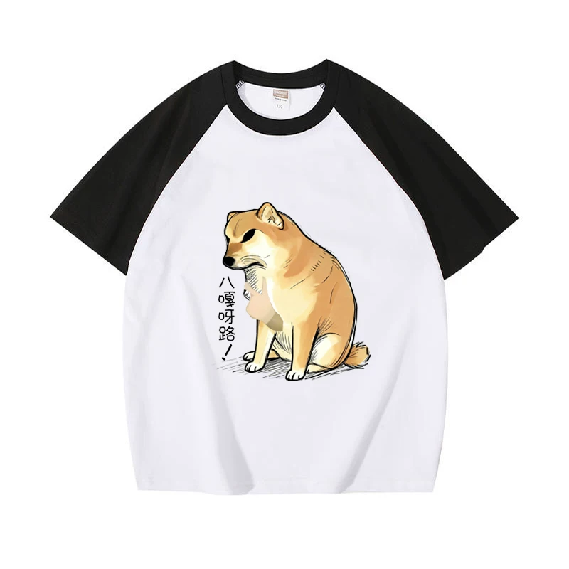 Cotton children's T-shirt for students, for teenagers, custom-made