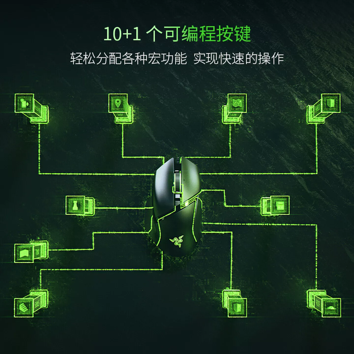 Razer/ Baselis Snake V3 проводная игровая мышь для киберспорта с RGB подсветкой и эргономикой V3X беспроводная