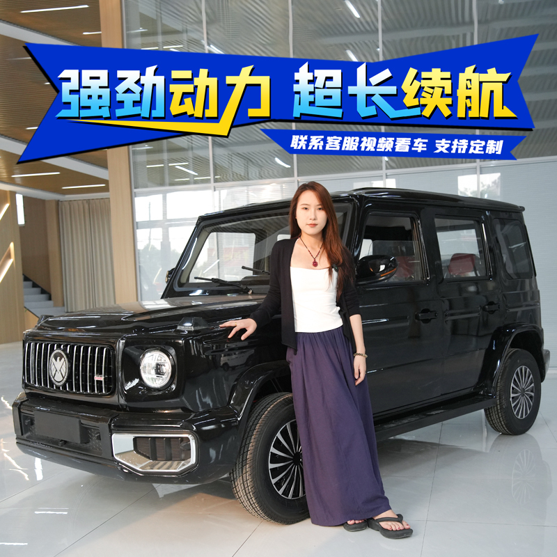 Electric Four-Wheel Vehicle for Home Use, Dual-Fuel (Gasoline-Electric) Enclosed Small New Energy Car for Women, 2026 New Model