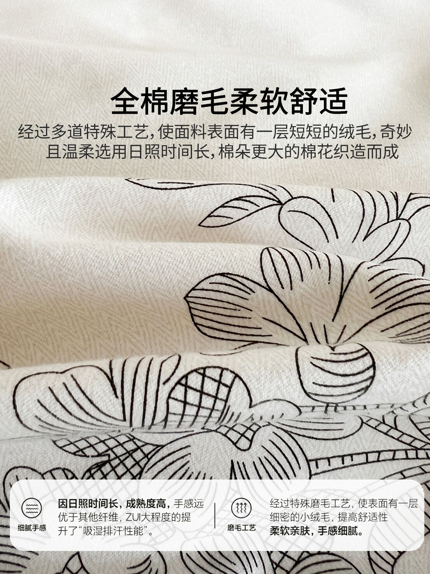 Lalpina All-Cotton Brushed Four-Piece Bedding Set 2025 New Pure Cotton Bed Sheet Single Duvet Cover Three-Piece Bedding Set