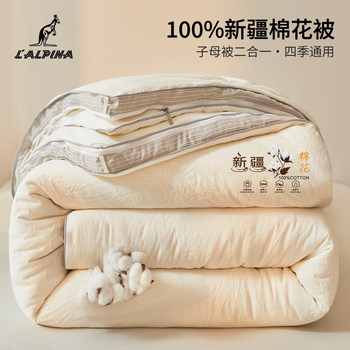 Lalpina Xinjiang Cotton Quilt, Quilt Core, Two-In-One Zippered Quilt, Spring and Autumn Quilt, Winter Quilt, Thickened Cotton Quilt