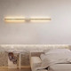Yellow Travertine Long Strip Wall Lamp Wabi-Sabi Style Vintage Retro Homestay Background Staircase Designer Bedroom Bedside Wall Lamp