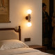 Creative and Unique Art Wabi-Sabi Mid-Century Style Wall Lamp Cream Style Living Room Entrance Bedroom Bedside French High-End Wall Lamp