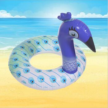 Yiwu feiduo factory direct sales peacock swimming ring children's swimming ring swimming supplies water supplies