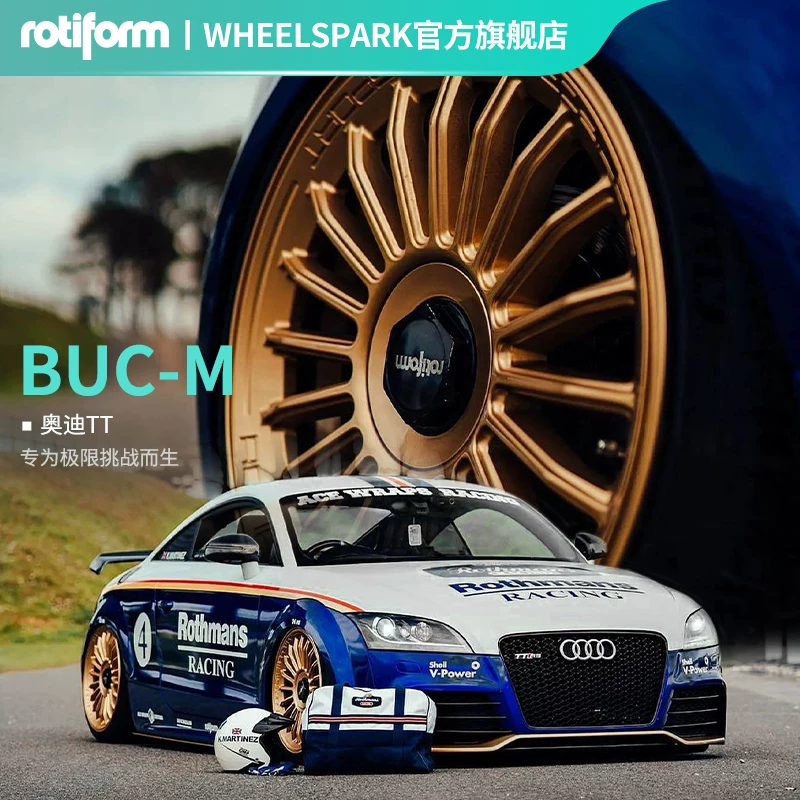 Колесо Rotiform BUC-M подходит для BMW 3 серии, Mercedes-Benz C, Audi A4L, Tesla, 19-дюймовые колесные модификации