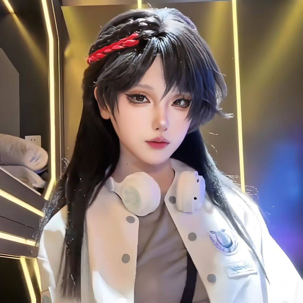 古董商电竞cos假毛女黑色长直D5戚十一第五人格动漫万用全头套!出片神器+氛围感拉满!-帽子假发-淘宝好物网