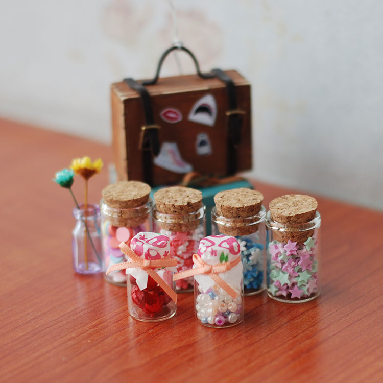 BJD4 points 6 points Keer blythe mini food play photo props scene decoration sugar pot tea pot glass jar