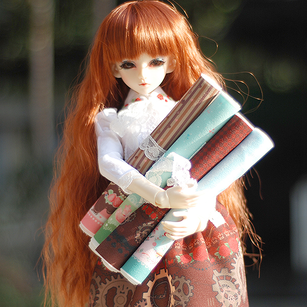 (Flower mirror) 3 points bjd Keer Xiaobu blame Gaowa clothing DIY original custom printed chiffon cloth