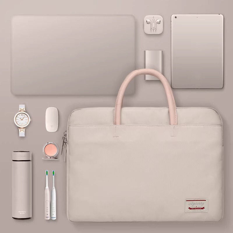 Good-Looking Laptop Handbag 14inch for Women, Suitable for Apple, Hp, MacBook Pro13, Lenovo Xiaoxin 16Air, Huawei 156, Simple ins Anti-Fall, Shockproof, Large-Capacity Protective Case Good-Looking Laptop Handbag 14inch for Women, Suitable for Apple, Hp, MacBook Pro13, Lenovo Xiaoxin 16Air, Huawei 156, Simple ins Anti-Fall, Shockproof, Large-Capacity Protective Case