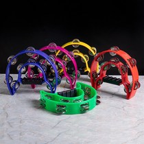 Percussion flower drum circle KTV tambourine rattle band bar kindergarten hand bell maracas maracas ktv tambourine