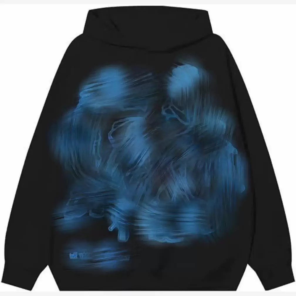 Граффити-куртка с принтом, Tide Tide Tide Niche Hip-Hop Street Caddy Printing Holding Holder Cover