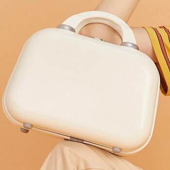 Suitcase small makeup bag cute suitcase 14-inch convenient small fresh mini travel box women's storage box
