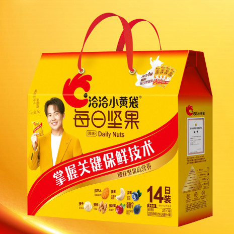 洽洽小黄袋每日坚果322g14天袋恰恰混合干果