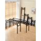 Simple folding table leg frame, desk frame, table leg desk frame, single and double layer spring frame, folding frame bracket, conference bed sheet pull cart