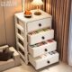 Multi-Layer Drawer Storage Cabinet with Wheels, Storage Box, Plastic Toy Cabinet, Bedside Table, Sz Bed Sheet Cart