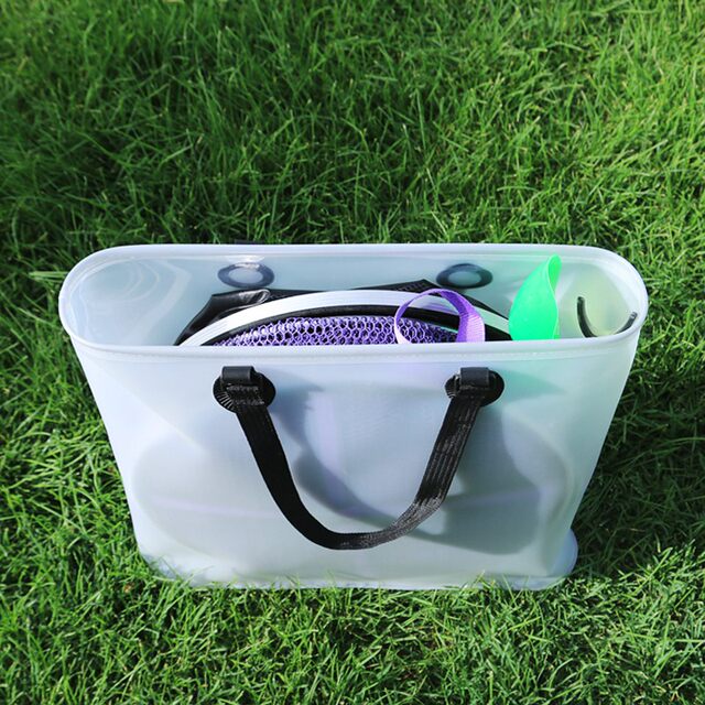 Fish bucket inner bag fish protective bag handbag waterproof portable fishing gear bag multi-functional dry and wet separation fish protective bucket inner pocket bed sheet pull cart