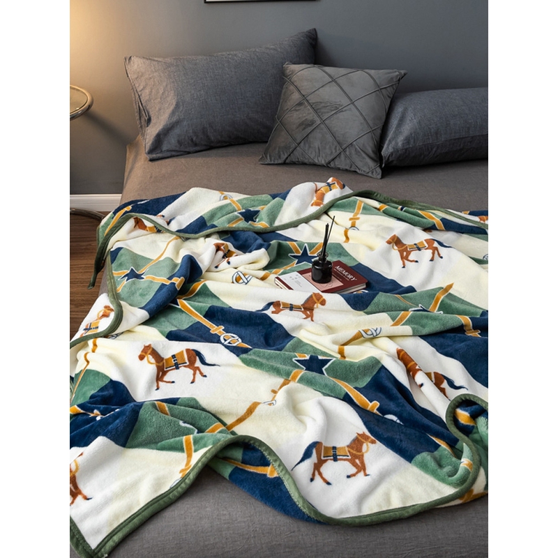 Suitable for Lvаfgн, Super Soft Air-Conditioning Blanket, Flannel Blanket, Thin Summer Style for Office Nap