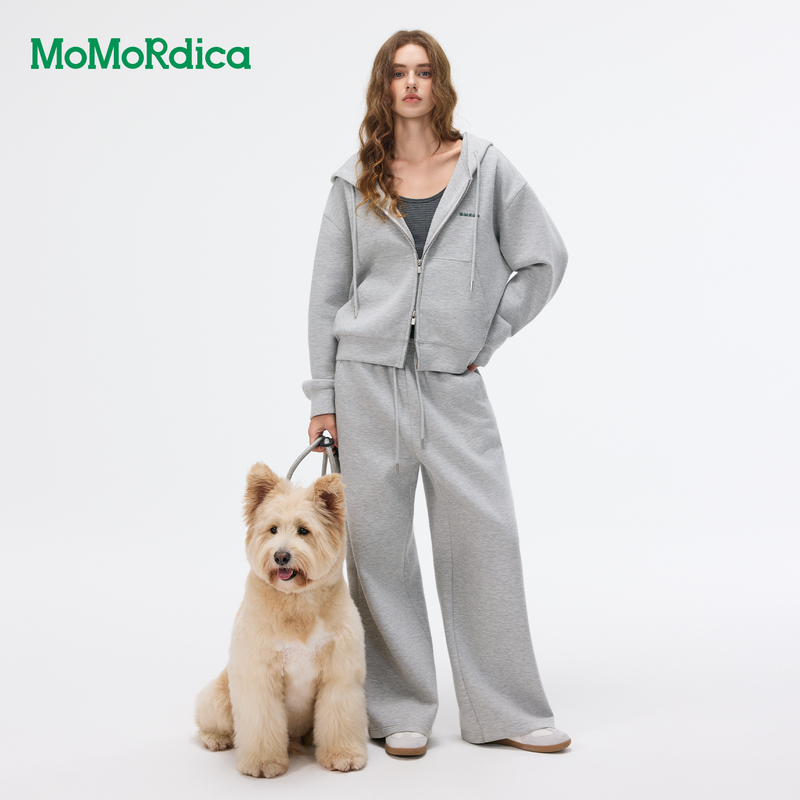 Momordica Air Layer Hooded Sweatshirt Jacket/U-Neck Long-Sleeved T-Shirt/Casual Pants