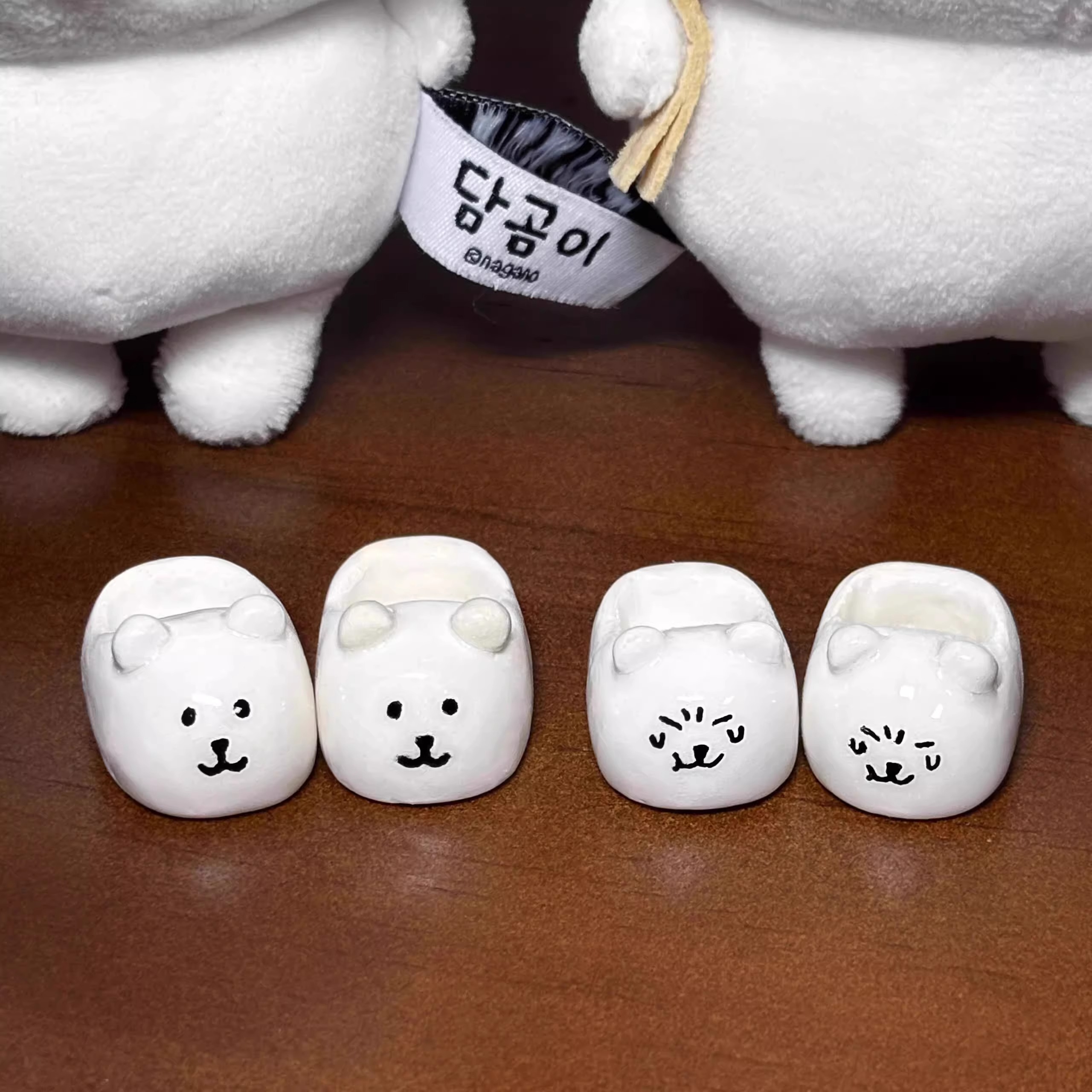 かわいい自虐的なクマのミニスリッパコットン人形人形ぬいぐるみベビー服アクセサリー装飾品衣類