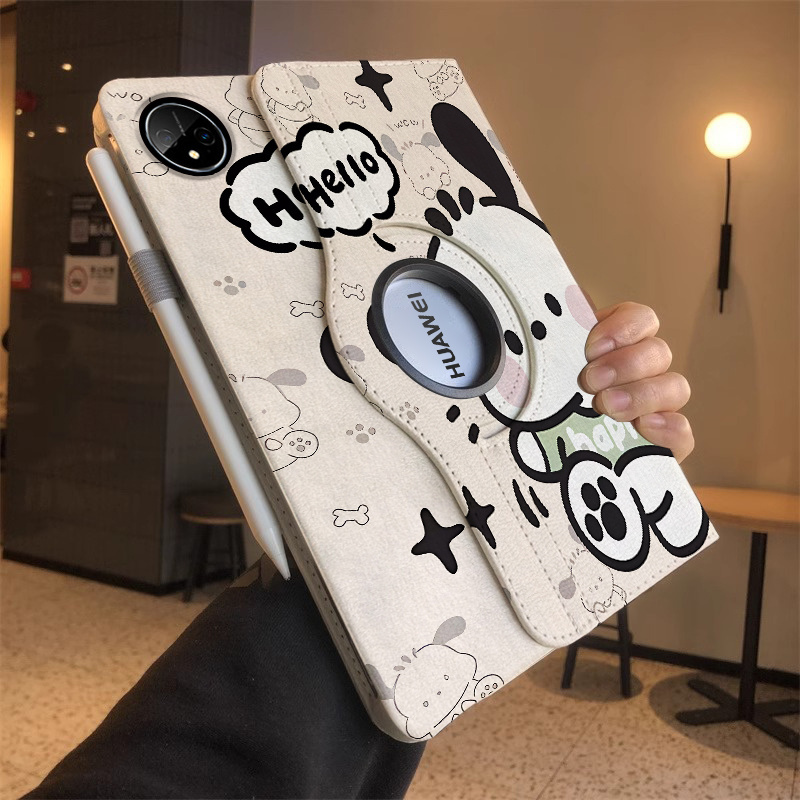 Pacha Dog 360 Rotating Leather Case Suitable for 2025 New Huawei Tablet Protective Case Matepad 11.5S Inch Pro Protective Shell Air Soft Light Version Computer Se Honor 9 Anti-Drop Bend-Resistant 10.4 Pen Slot