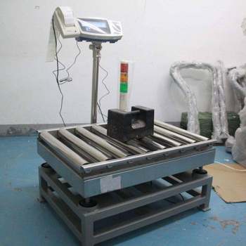 Large range kilogram roller electronic scale upper and lower limit alarm output roller electronic table weighing roller shaft scale