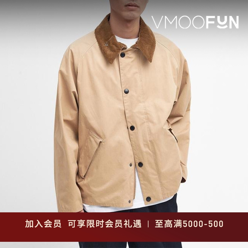【D11 New Autumn and Winter Products】Barbour Unisex Loose-Fitting Wax-Free Jacket