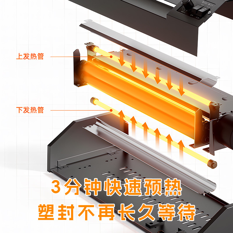 [A3 Laminating Machine] Deli Laminating Machine Gq101 Laminator for Photos, Office Use, Commercial Use, A4 Documents, Photos, Id Card Laminating Machine, Laminator, Film Laminating Machine Gq600 Fully Automatic Thermal Laminating Machine