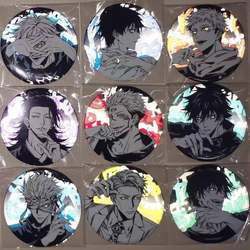 주문 복귀 전투, 배지, Wujo Wuxia Youjie Double Flash Reflective Anime Peripheral Tinplate Backpack Pendant