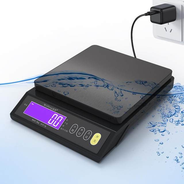WH-B30 manufacturer fully waterproof charging baking electronic scale accurate counting kitchen scale tea weigh 10kg/0.1g