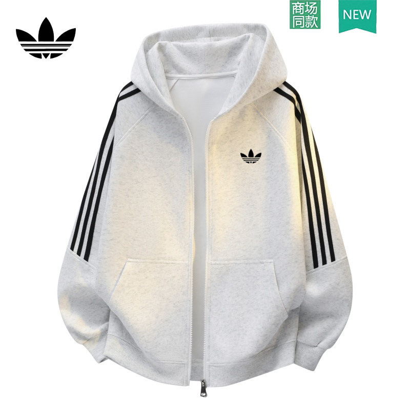 Clover Hooded Sweatshirt for Men and Women 2026 New Autumn Three-Stripe Cardigan Long-Sleeved Casual Sports Jacket Clover Hooded Sweatshirt for Men and Women 2026 New Autumn Three-Stripe Cardigan Long-Sleeved Casual Sports Jacket