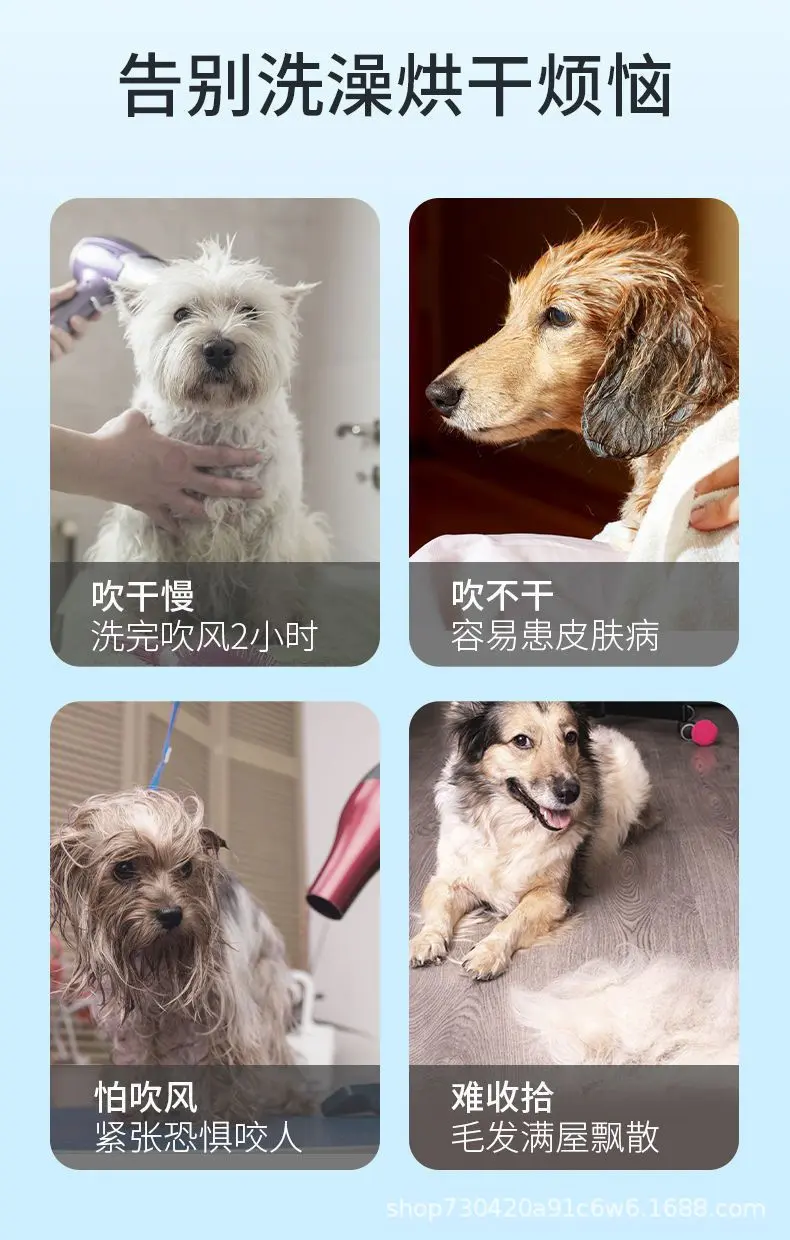 ПЭТ сушильный элемент 宠物冬天猫咪洗澡速干袋烘干箱大型犬狗吹毛神器烘干机家用吹风