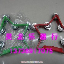 Physical musical instrument store five-pointed star hand string bell and rattle percussion instrument hand string bell and hand rattle best selling products
