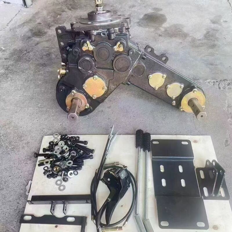 Micro-Tiller Two-Wheel Drive Upgraded to Four-Wheel Drive Diesel Assembly Chassis, Direct Connection Accessories for Rotary Tiller, Modified Full Gear System Micro-Tiller Two-Wheel Drive Upgraded to Four-Wheel Drive Diesel Assembly Chassis, Direct Connection Accessories for Rotary Tiller, Modified Full Gear System
