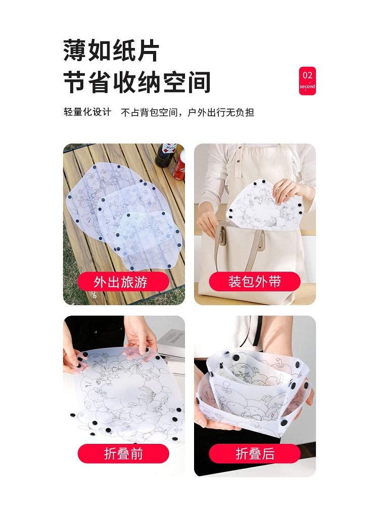 Portable Foldable Soft Basin for Washing Underwear, Suitable for Travel, Staying in Hotels, and Outdoor Use